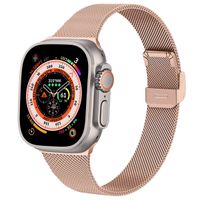 imoshion Bracelet pliant Milanese Apple Watch | 44/45/46/49 mm - Rose Doré