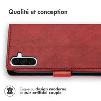 imoshion Étui de télephone portefeuille de luxe Samsung Galaxy A36 - Rouge