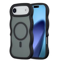Selencia Coque arrière Wavy avec MagSafe Apple iPhone Air - Noir