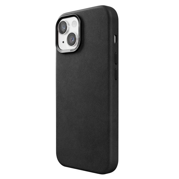 Woodcessories Coque Bio Leather MagSafe Apple iPhone 15 - Noir