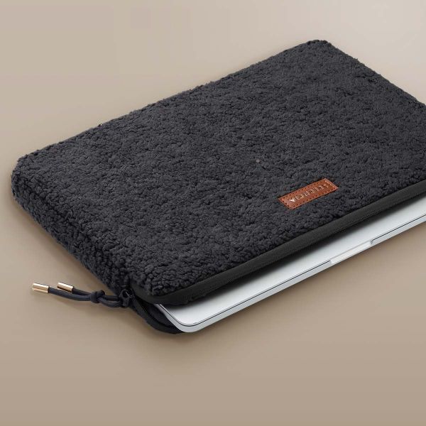 Selencia Pochette ordinateur Teddy 15-16 pouces - Black