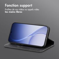 imoshion Étui de téléphone portefeuille Slim Oppo Reno15 F (5G) - Noir