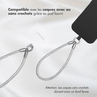 imoshion Set de cordons pour téléphone avec paillettes - Argent