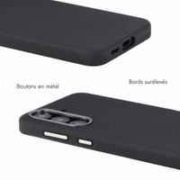 Accezz Coque arrière Mesh avec MagSafe Samsung Galaxy S25 / S24 - Noir