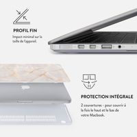 Burga Coque Rigide Apple MacBook Pro 14 pouces (2021 / 2023 M3 chip / 2024 M4 chip / 2025 M5 chip) - Vanilla Sand
