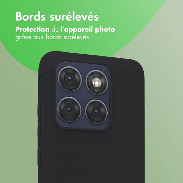 imoshion Coque Couleur Motorola Edge 70 Fusion - Noir
