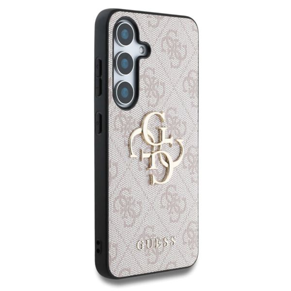 Guess Coque 4G Metal Logo Backcover Samsung Galaxy S25 Plus - Rose