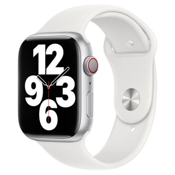 Apple 4 Pack Bracelet Sport pour Apple Watch | 44/45/46/49 mm - White/ (Product)RED/ Clover/ Elderberry