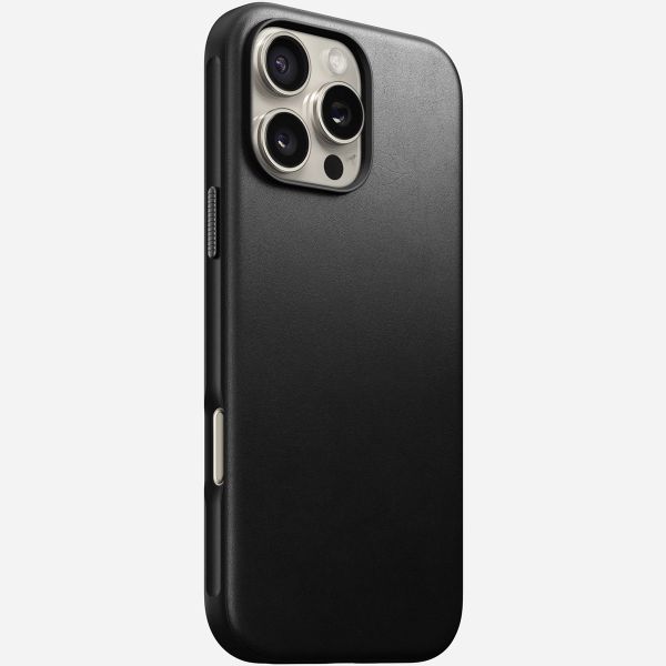Nomad Coque Modern Leather avec MagSafe Apple iPhone 16 Pro Max - Nomad Black