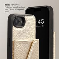 Selencia Coque de télephone Sera avec cordon et porte-cartes enveloppe Apple iPhone 17e / 16e - Champagne