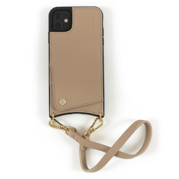 Dutchies Coque avec porte-cartes Apple iPhone 13 Pro - Beige