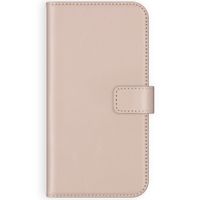 Selencia Étui portefeuille en cuir véritable Samsung Galaxy S21 - Dusty Pink