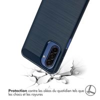 imoshion Coque Brushed Samsung Galaxy A17 (5G) / (4G) - Bleu foncé