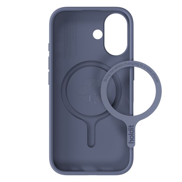 Holdit Coque MagSafe Apple iPhone 16 - Pacific Blue