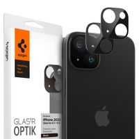 Spigen Optik Lens Protector - Protection complète de la caméra (lot de 2) Apple iPhone 15 / 15 Plus - Black