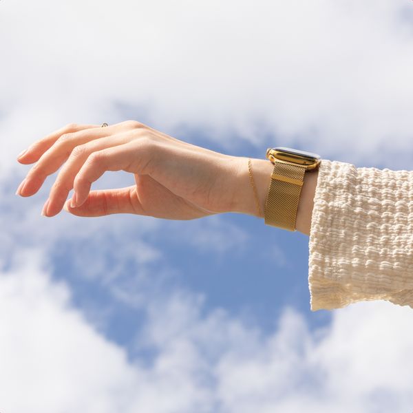 imoshion Bracelet magnétique milanais Apple Watch | 44/45/46/49 mm - Doré