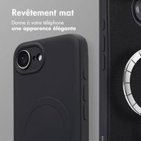 imoshion Coque Couleur avec MagSafe Apple iPhone 17e / 16e - Noir