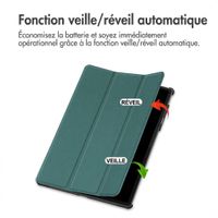 imoshion Coque tablette Trifold Lenovo Idea Tab Pro Gen 2 - Vert foncé