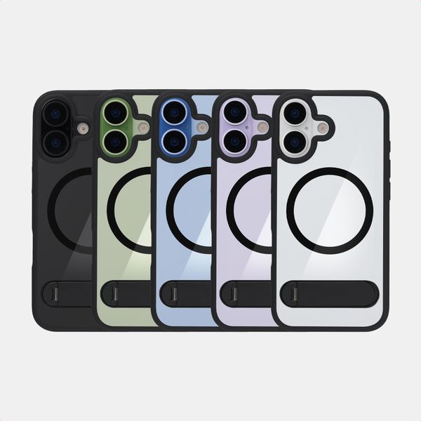 Accezz Coque arrière Hold avec MagSafe Apple iPhone 17 - Black