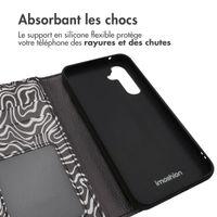 imoshion Étui de télephone portefeuille Design Samsung Galaxy A54 (5G) - Black And White