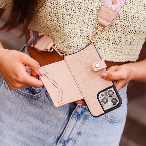 Dutchies Coque MagSafe avec porte-cartes Apple iPhone 13 Pro - Beige