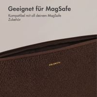 Selencia Housse laptop teddy 13-14 pouces - Choco Brown