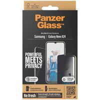 PanzerGlass Protection d'écran Privacy Ultra-Wide Fit Anti-bactérienne avec applicateur Samsung Galaxy A25 (5G)