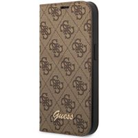 Guess Coque 4G Logo Apple iPhone 14 Pro - Marron