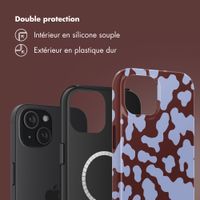 Selencia Coque arrière Vivid avec MagSafe Apple iPhone 15 - Moo'd Lavender Glow