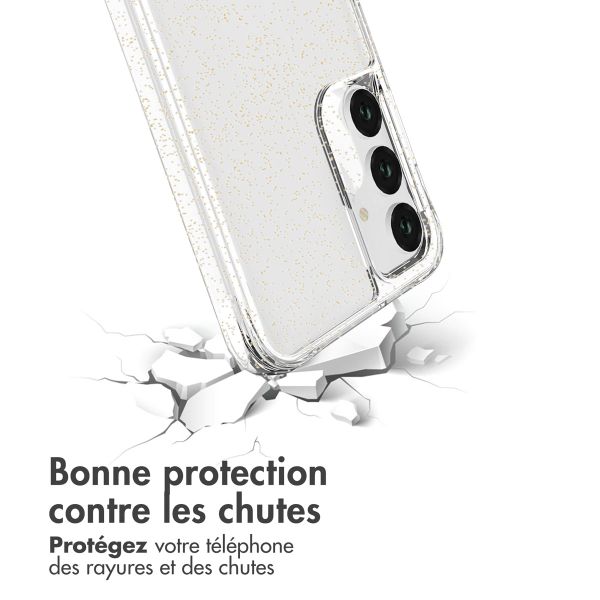 imoshion Coque arrière transparente Pailletée Samsung Galaxy A26 / A16 - Doré