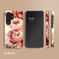 Selencia Coque arrière Vivid avec MagSafe Samsung Galaxy S26 Ultra - Vintage Peony
