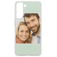 Concevez votre propre coque transparente Samsung Galaxy S21 FE - Transparent