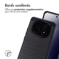 imoshion Coque Brushed Xiaomi Redmi Note 15 Pro (5G) - Noir