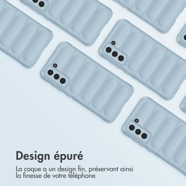 imoshion EasyGrip Backcover Samsung Galaxy S21 FE - Bleu clair