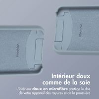 imoshion Coque arrière Color avec cordon amovible et MagSafe Apple iPhone 17e / 16e - Ash Blue