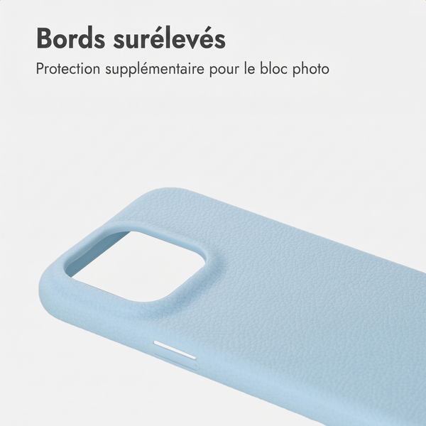 imoshion Coque arrière Texture Apple iPhone 13 Pro - Bleu clair