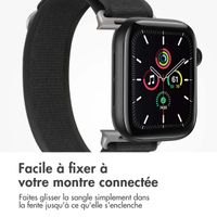 imoshion Bracelet Trail en nylon Apple Watch | 44/45/46/49 mm - Pure Black
