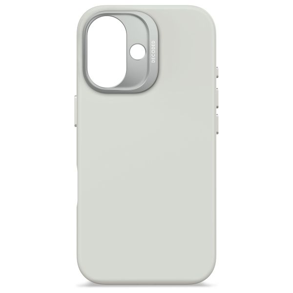 Decoded Coque en silicone MagSafe Apple iPhone 16 - Stone Grey
