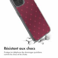 imoshion Coque Design Apple iPhone 15 - Crush Check Coral Dust