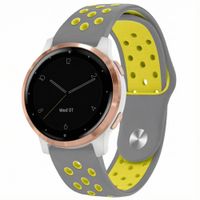 imoshion Bracelet sport en silicone  - Connexion universelle 18 mm - Grey & Yellow