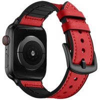 imoshion Bracelet en cuir véritable Apple Watch | 38/40/41/42 mm - Rouge