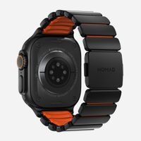Nomad Bracelet Stratos Apple Watch | 44/45/46/49 mm - Ultra Orange / Black Titanium
