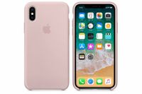 Apple Coque en silicone Apple iPhone X - Pink Sand