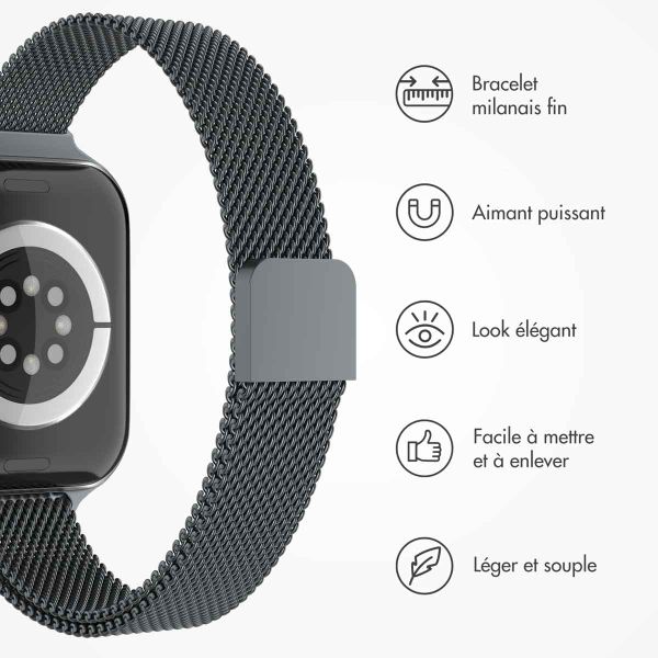 imoshion Bracelet slim Milanese Apple Watch | 38/40/41/42 mm - Indigo