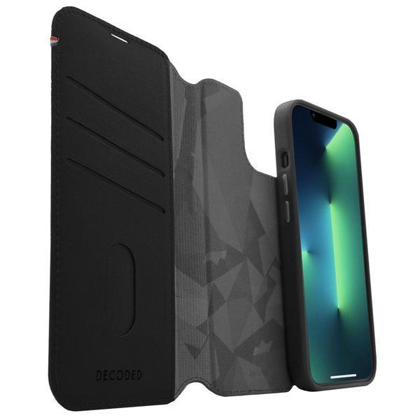 Decoded Portefeuille détachable 2 en 1 en cuir Apple iPhone 14 - Noir