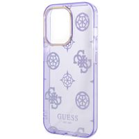 Guess Coque Peony Glitter Apple iPhone 14 Pro - Lila