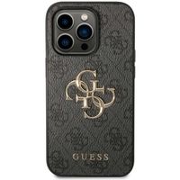 Guess Coque 4G Metal Logo Backcover Apple iPhone 14 Pro Max - Gris