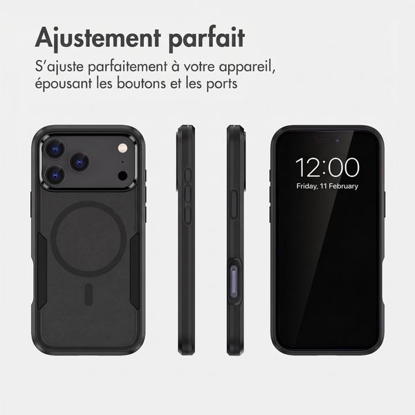 imoshion Coque arrière avec MagSafe Apple iPhone 18 Pro / 17 Pro - Noir
