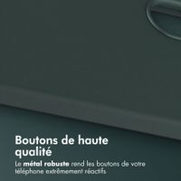 Accezz Coque arrière en cuir avec MagSafe Samsung Galaxy A57 (5G) - Cedar Green