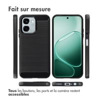 imoshion Coque Brushed Oppo A6 (5G) - Noir